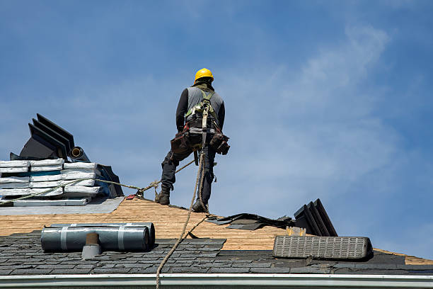 Professional Roof Replacement technician working in Mount Hope, OH